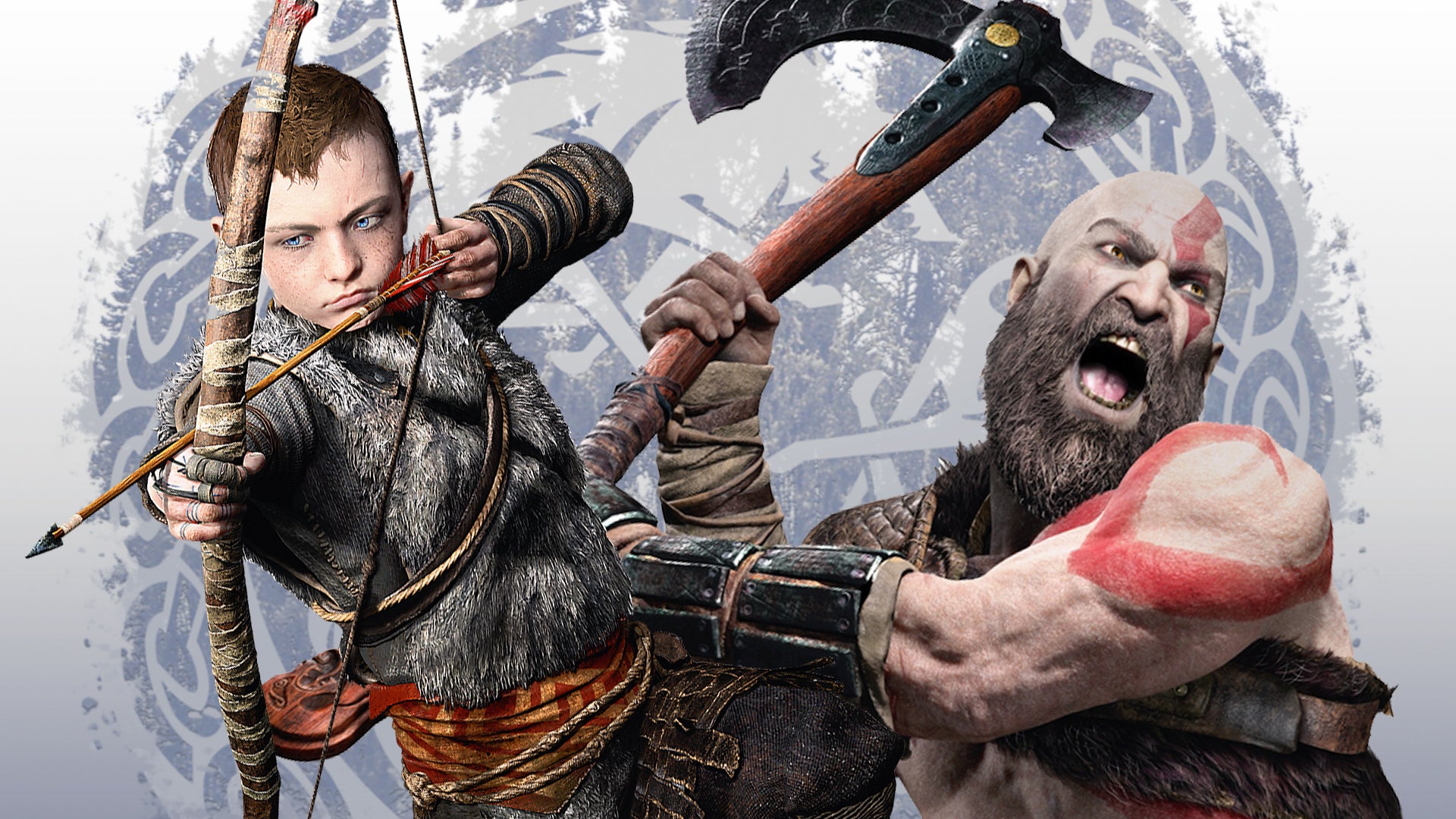 God Of War 4 Kratos And Atreus - HD Wallpaper 