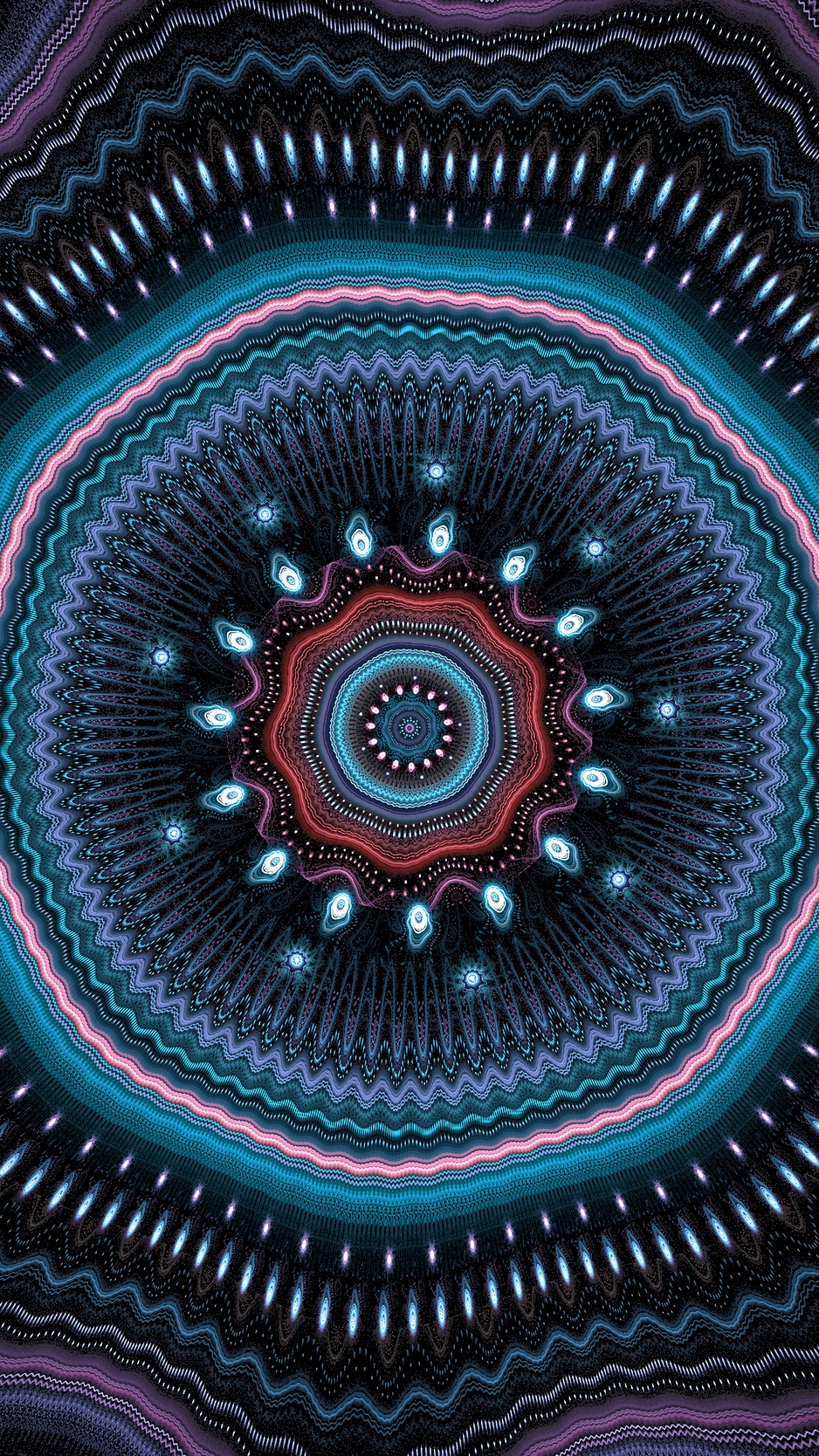Wallpaper Fractal, Mandala, Circles, Abstract - Circle - HD Wallpaper 