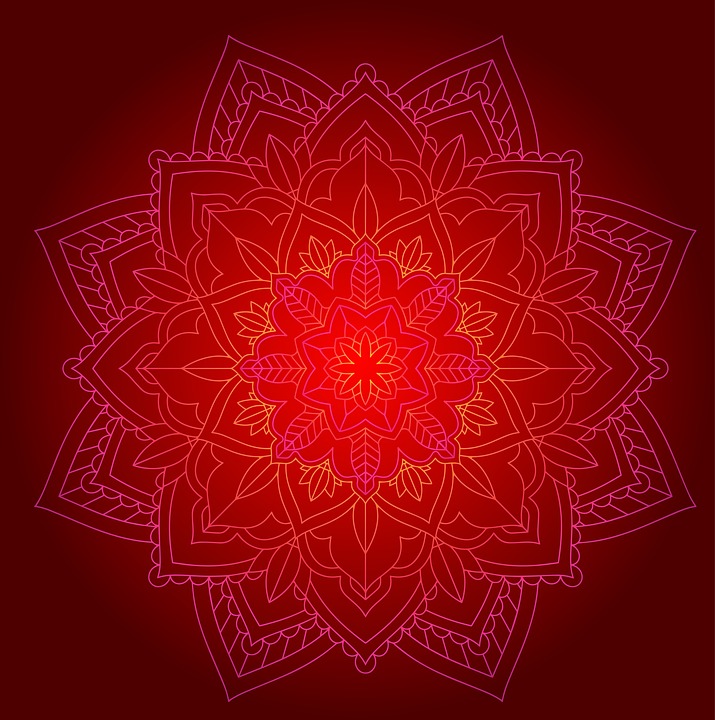 Mandala, Ornament, Floral Pattern, Circular Ornament - Imagenes De Mandalas Rojas - HD Wallpaper 