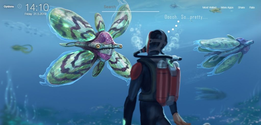 Subnautica Mesmer Concept Art - HD Wallpaper 