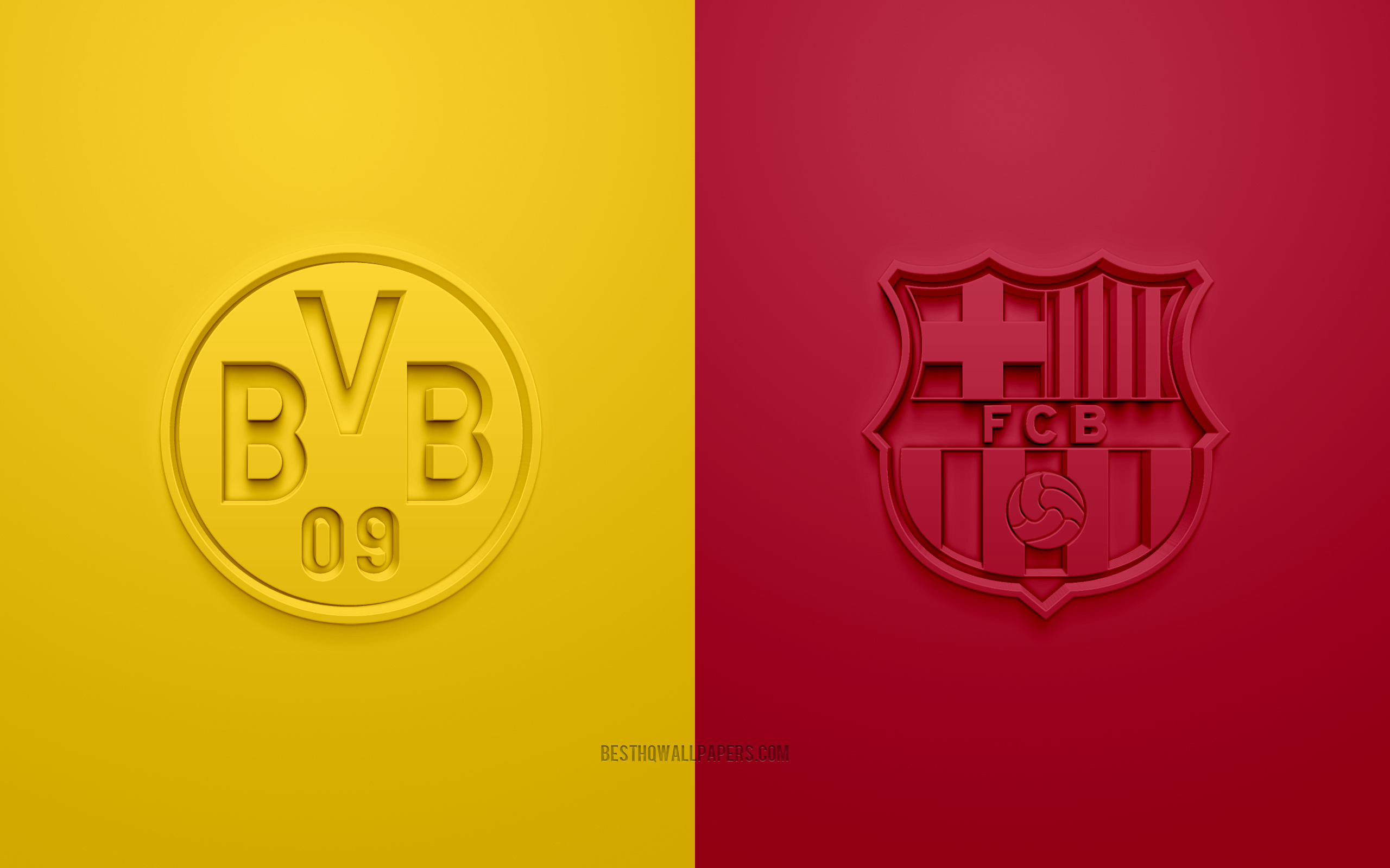 Borussia Dortmund Vs Barcelona Fc, Champions League, - Barcelona Vs Dortmund Champions League - HD Wallpaper 