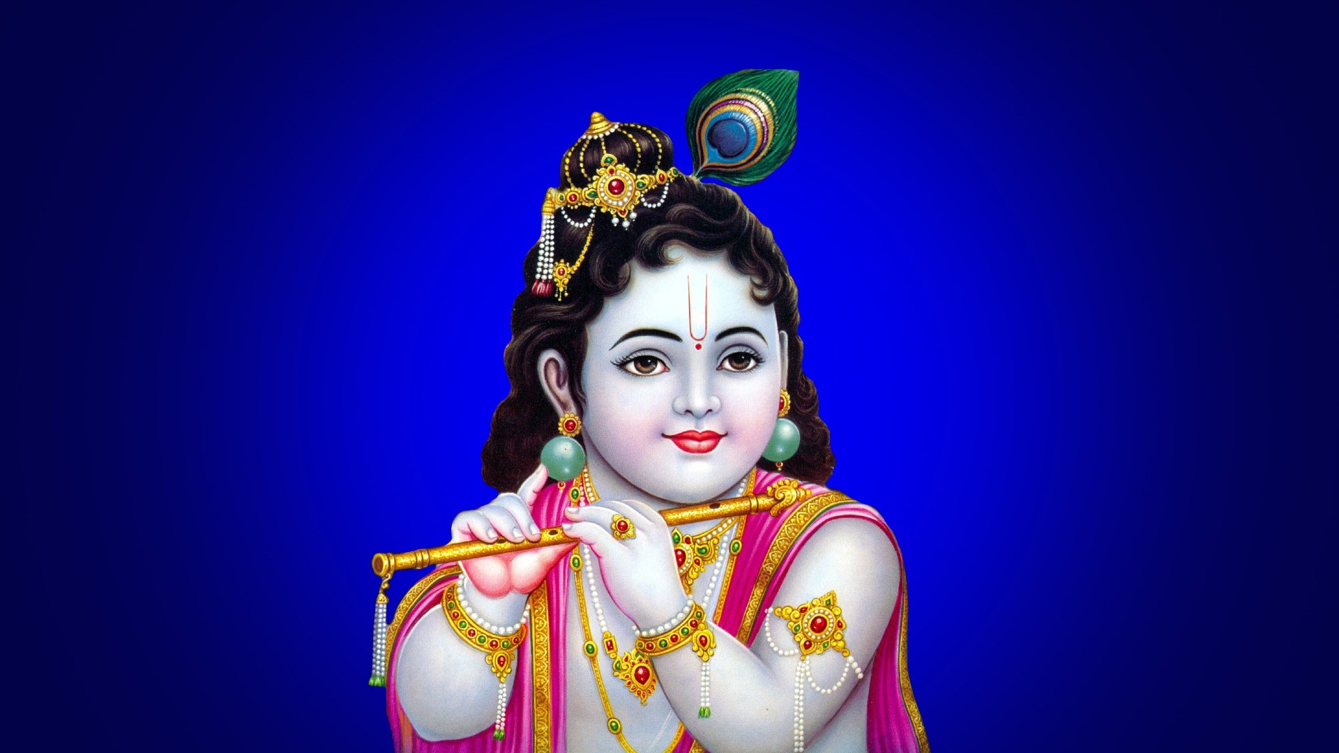Krishna Live Wallpaper,photo Suit,games,arati,frame - Krishna Ji Hd  Wallpapers 1080p - 1920x1080 Wallpaper 