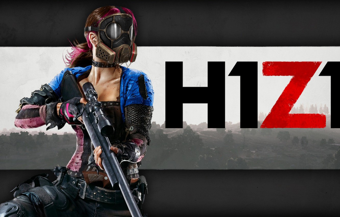 Photo Wallpaper Weapons, The Game, Girl, Girl, Gas - H1z1 Wallpaper Battle Royale - HD Wallpaper 