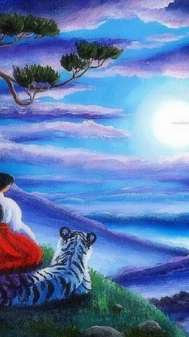 White Tiger Meditation - HD Wallpaper 