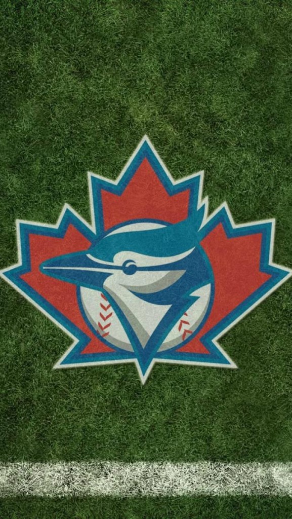 Toronto Blue Jays Logo And Field Iphone Wallpaper - Toronto Blue Jays Leaf Logo - HD Wallpaper 
