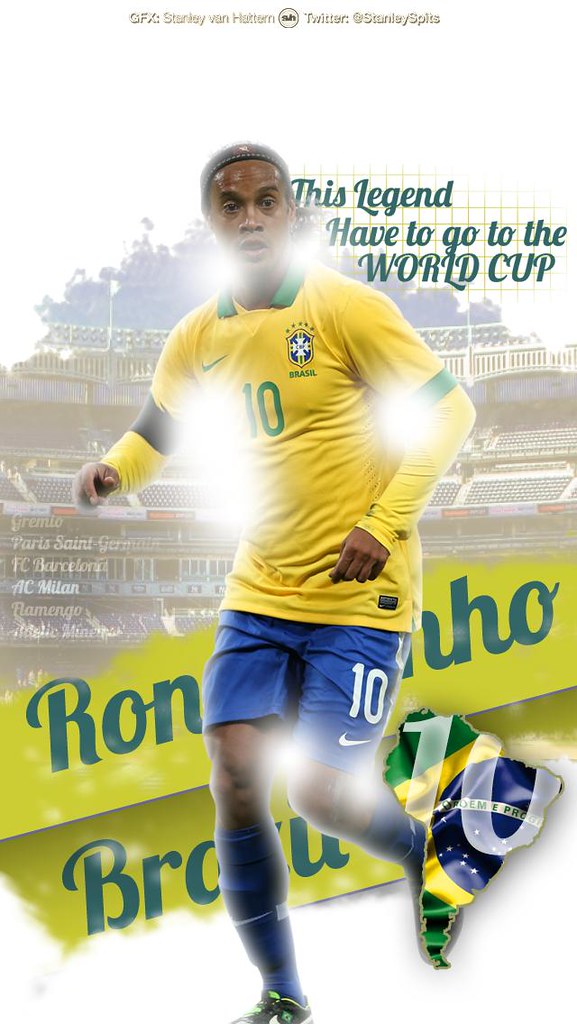 Ronaldinho Hd Wallpaper Iphone - HD Wallpaper 