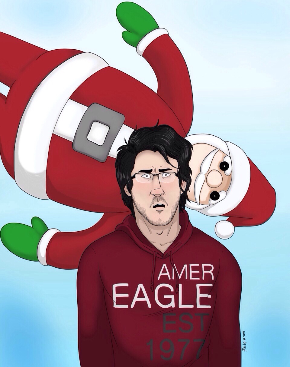 Weihnachten Shopping Simulator - Art Markiplier Christmas - HD Wallpaper 