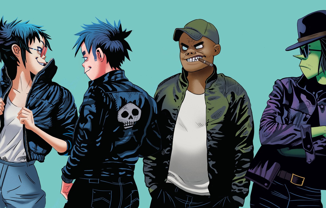 Photo Wallpaper Gorillaz, Alternative Rock, Trip-hop, - Gorillaz Fan Art - HD Wallpaper 