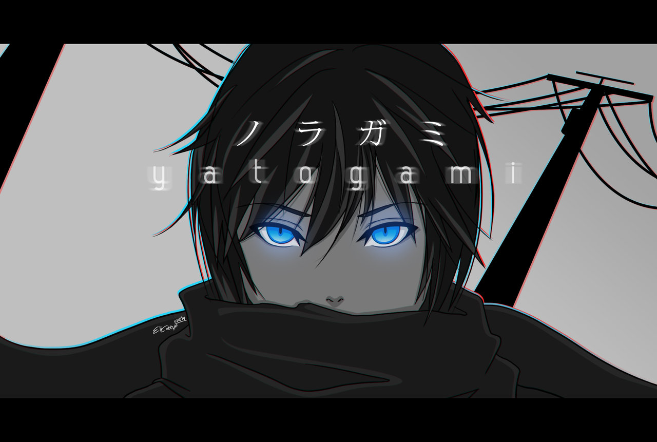 Anime Dark Blue Eyes - HD Wallpaper 