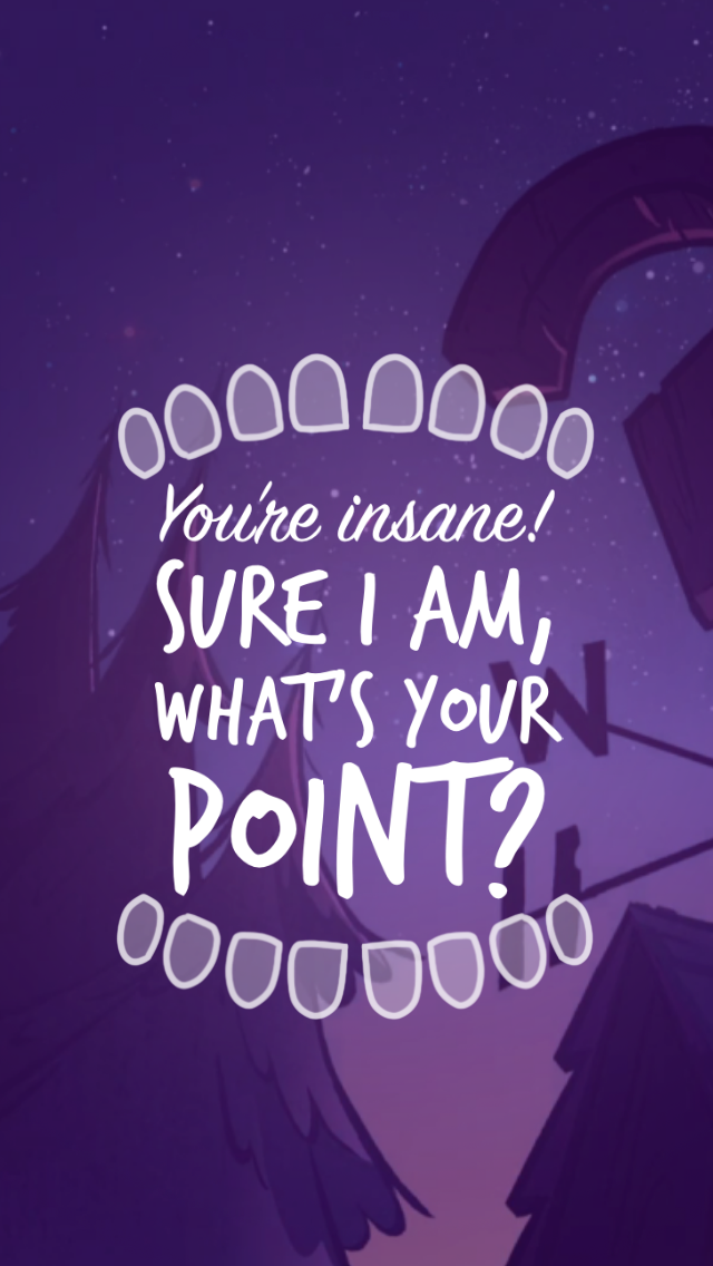 Quote Lockscreens From Gravity Falls’ Bill Cipher, - Comic Sans Criminal - HD Wallpaper 