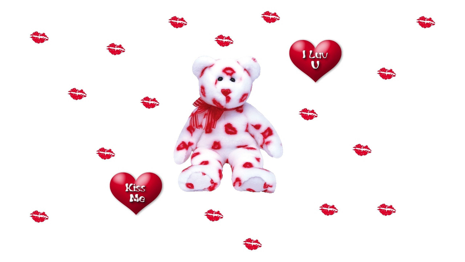 Teddy Bear Kiss Me - HD Wallpaper 