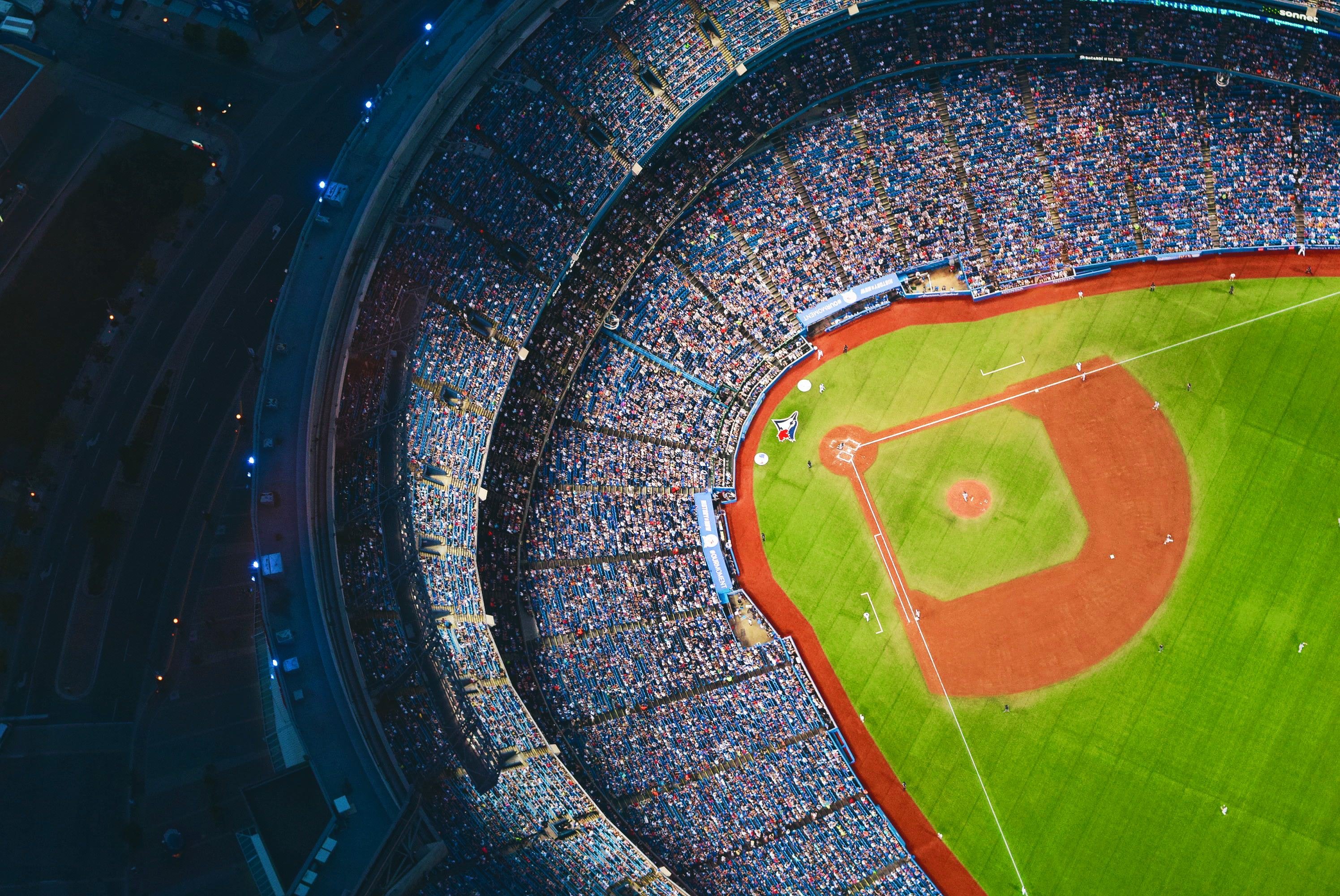 Toronto Blue Jays Wallpaper - Rogers Centre Drone - HD Wallpaper 