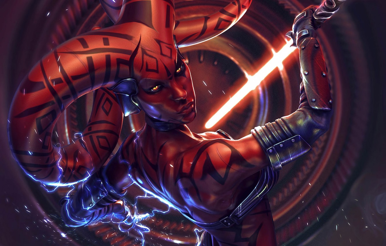 Photo Wallpaper Power, Star Wars, Star Wars, Lightsaber, - Darth Talon Wallpaper Hd - HD Wallpaper 