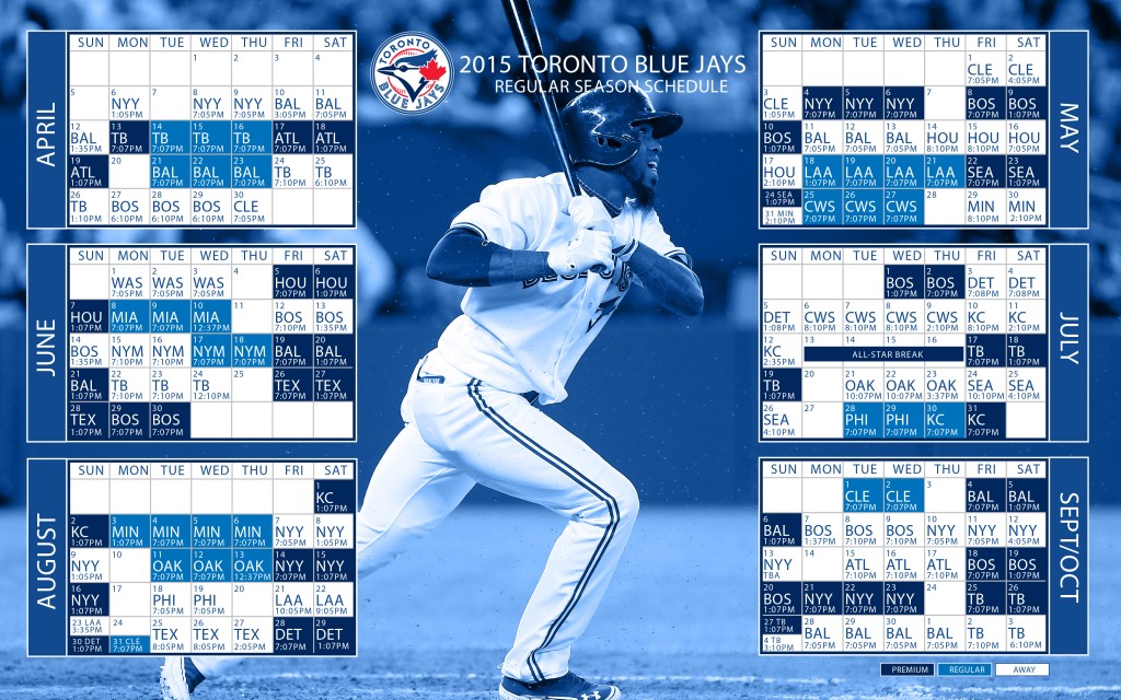 Toronto Blue Jays 2015 Season Schedule Wallpaper - Toronto Blue Jays Logo 2012 - HD Wallpaper 