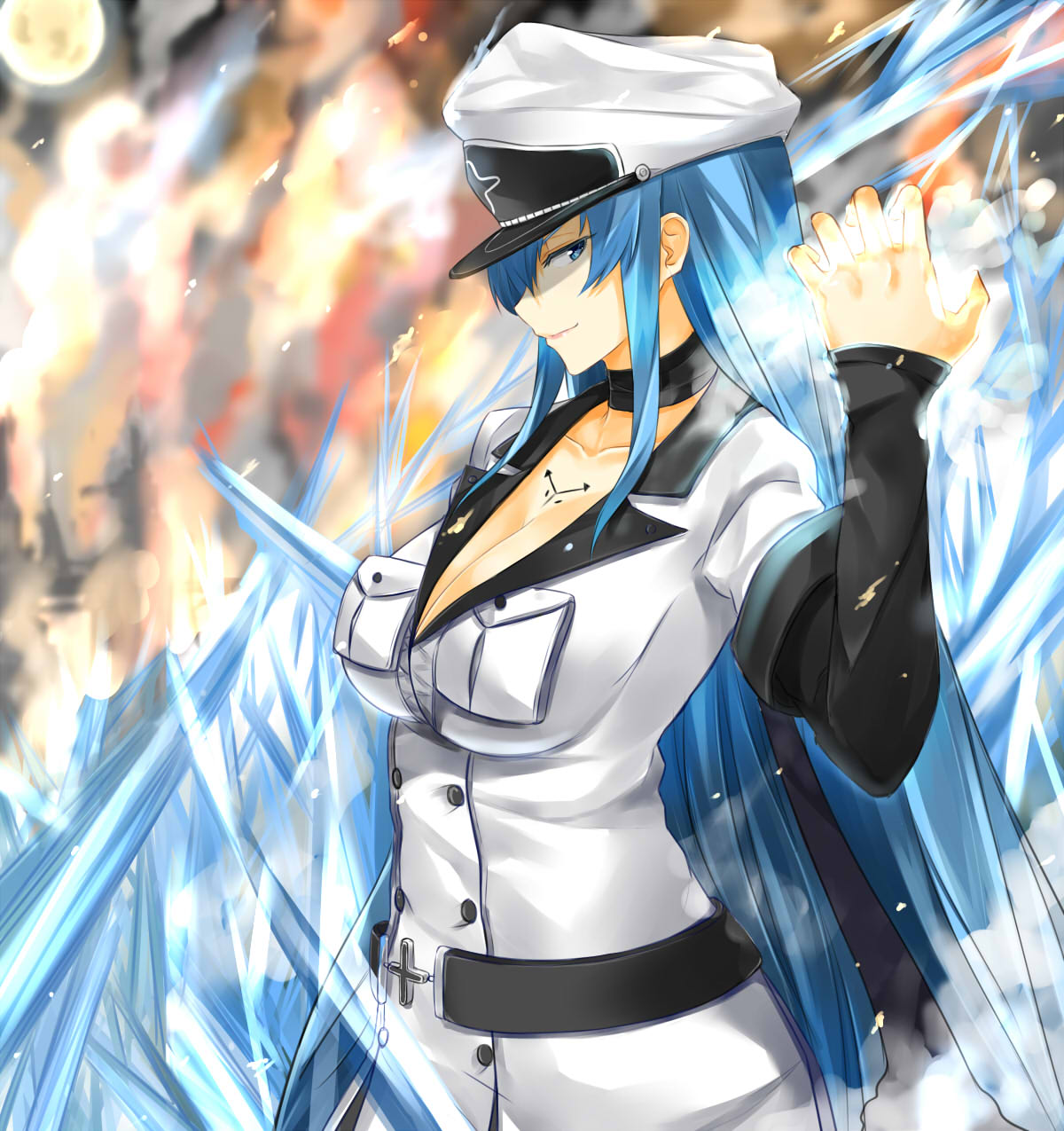 Esdeath Fan Art - Akame Ga Kill Esdeath Fanart - HD Wallpaper 