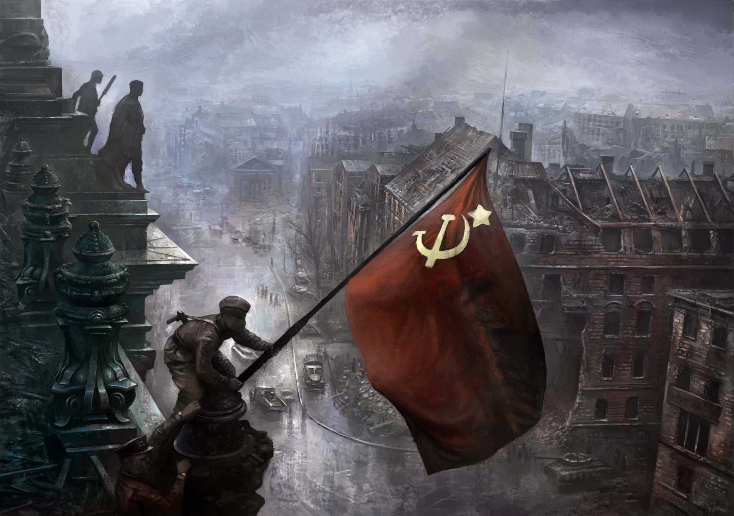 Communism Wallpapers - Вторая Мировая Война Сша - HD Wallpaper 