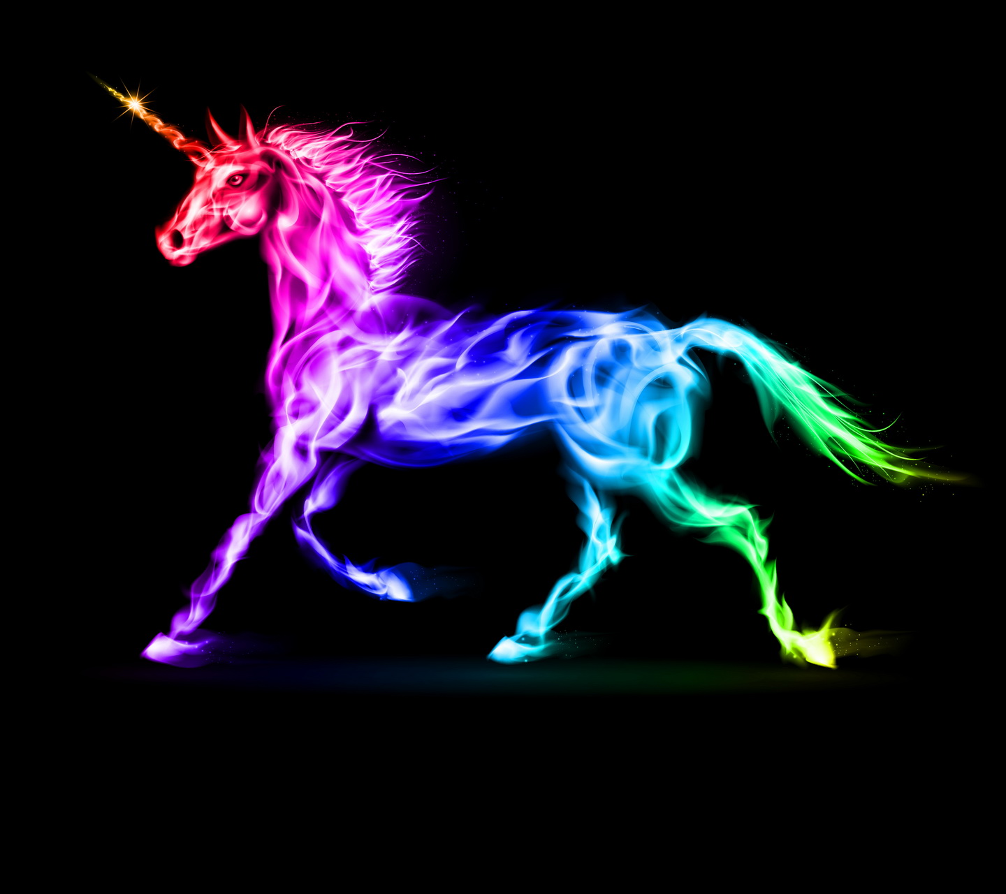 File Rec - Unicorns Rainbow - HD Wallpaper 