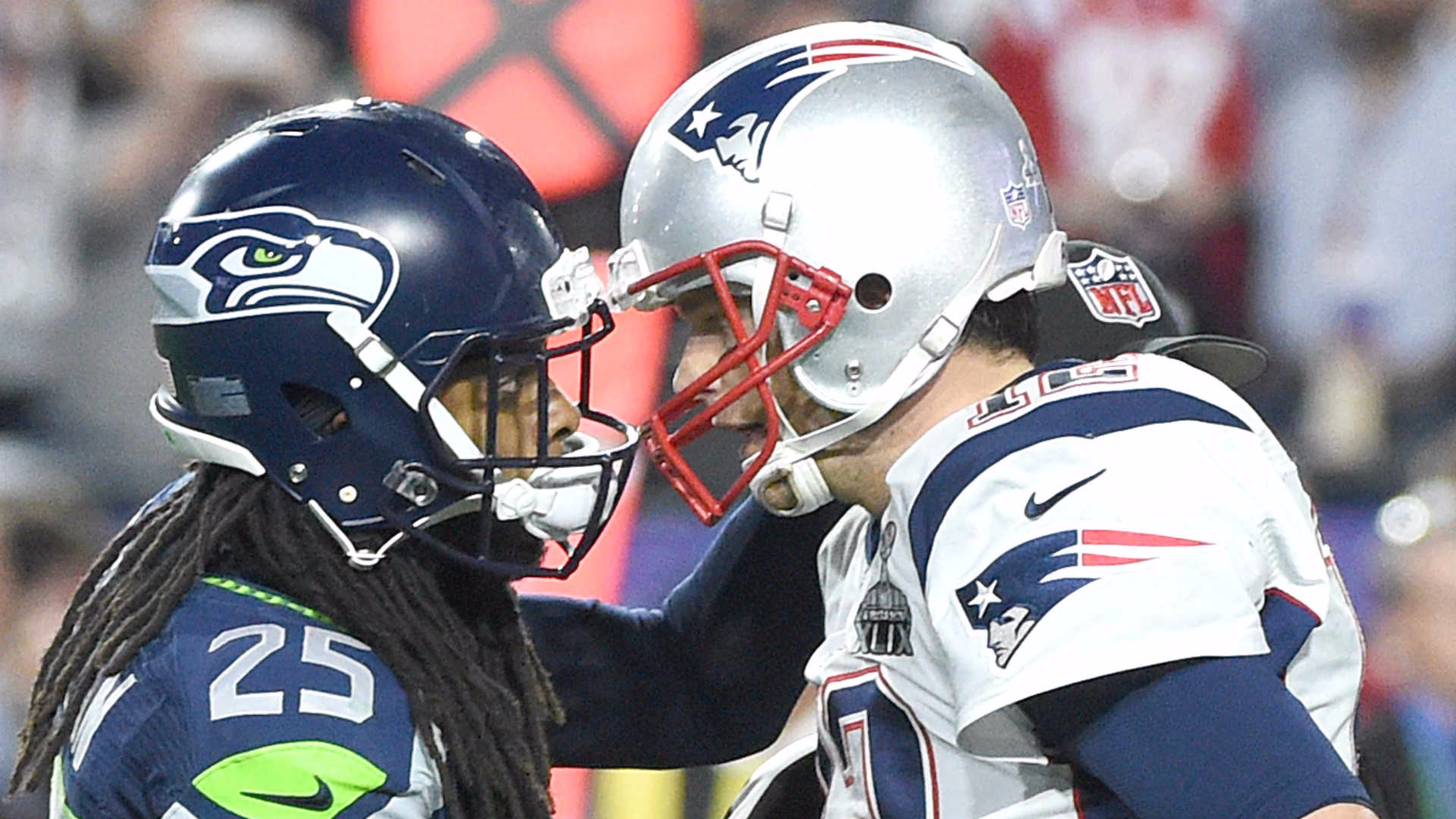 Tom Brady Vs Richard Sherman S Wallpaper - Richard Sherman Brady - HD Wallpaper 