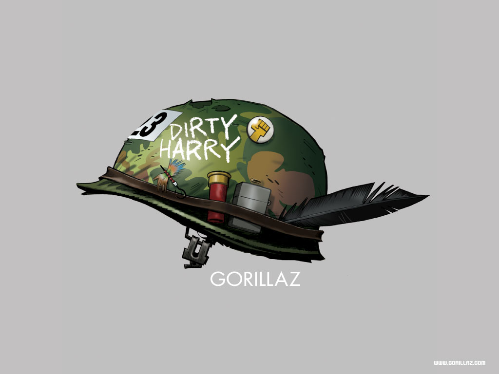 Gorillaz Dirty Harry Single - HD Wallpaper 