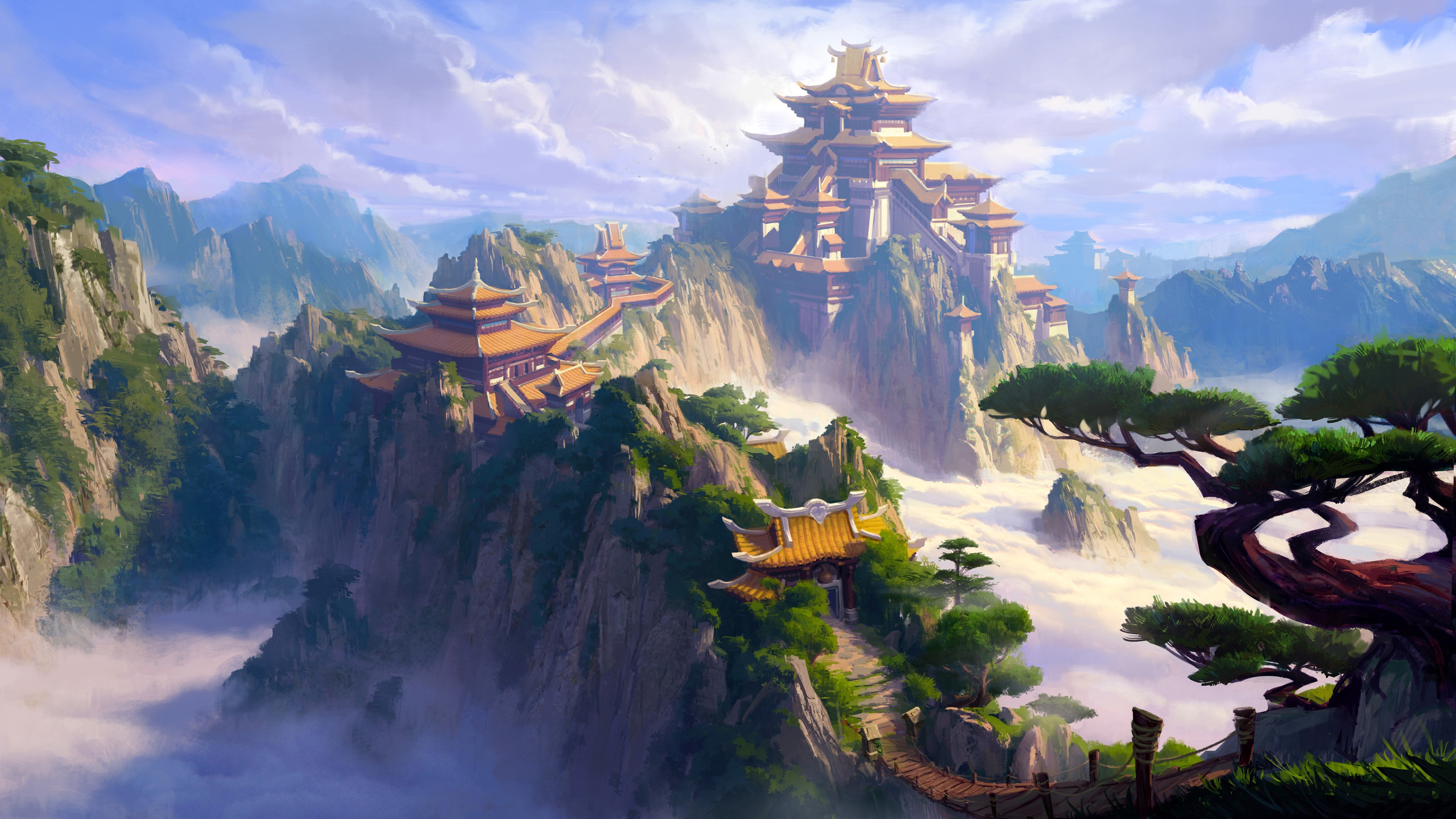 Fantasy Landscape Wallpaper 4k - 3840x2160 Wallpaper - teahub.io