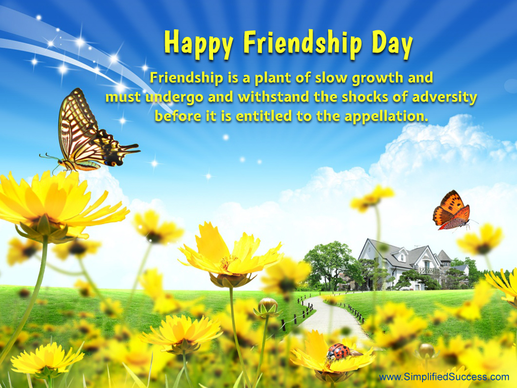 Friendship Day Quotes With Nature - HD Wallpaper 