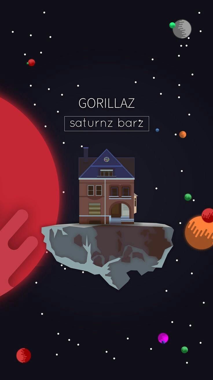 Gorillaz Saturnz Barz Poster - HD Wallpaper 