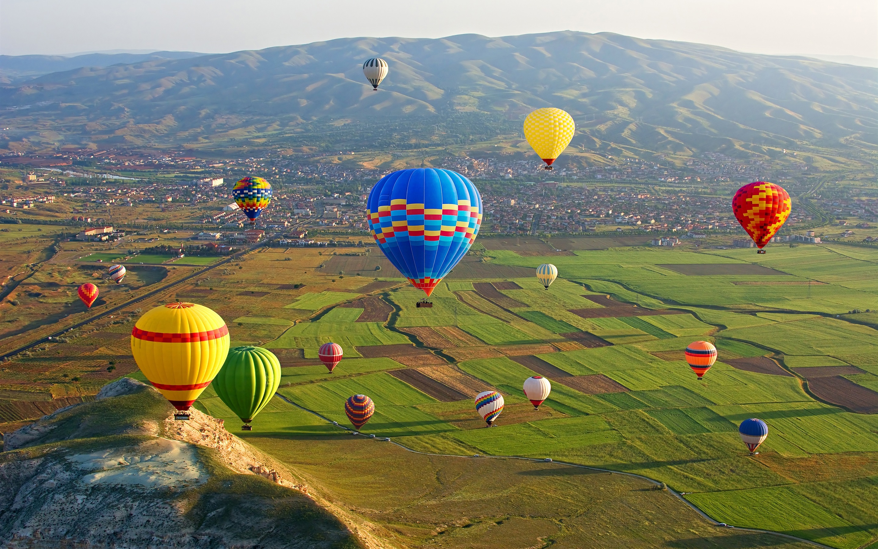 Wallpaper Cappadocia, Goreme National Park, Turkey, - Hot Air Balloon Ontario - HD Wallpaper 