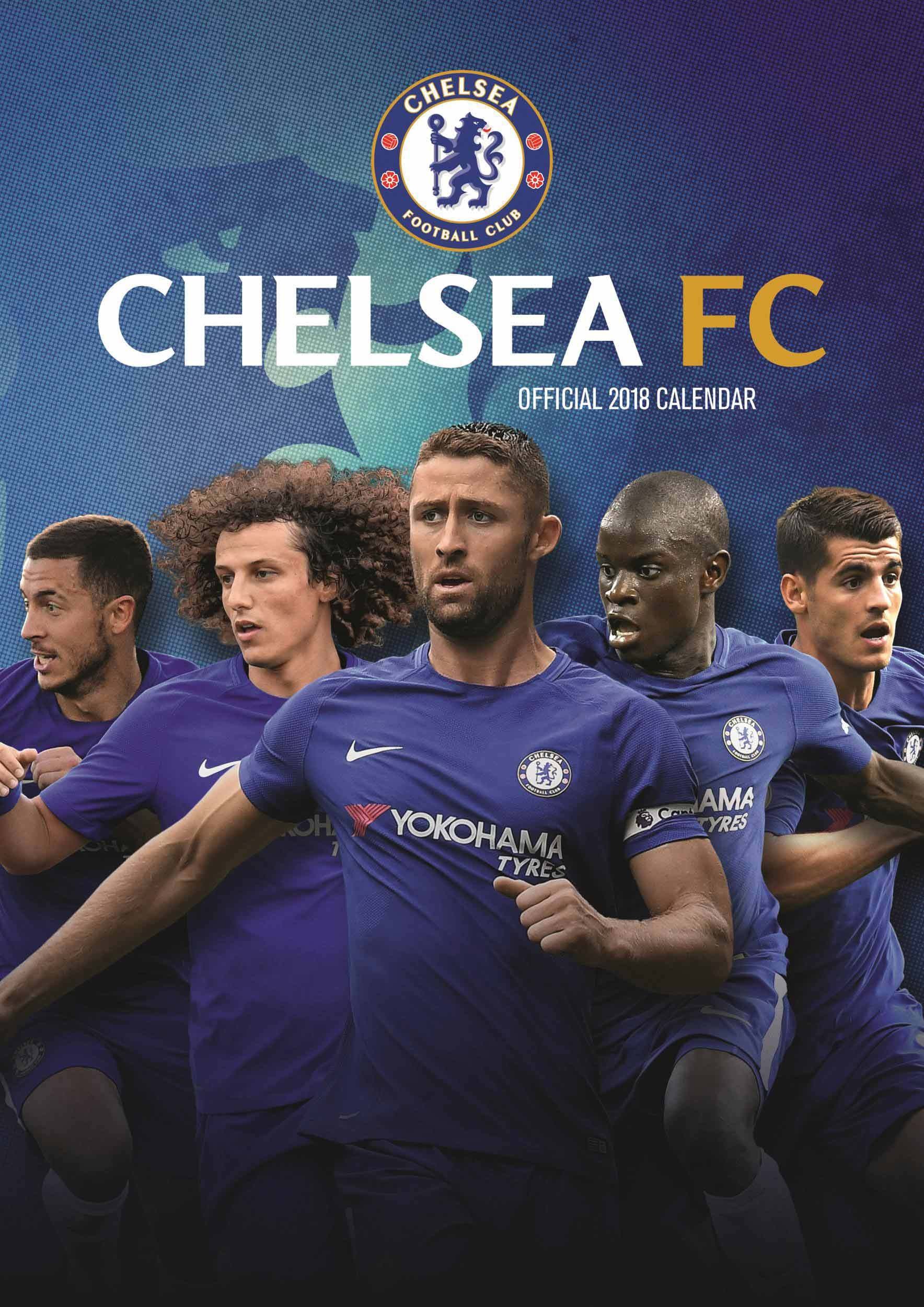 1768x2500, Chelsea Fc Easel Calendar 2018 Calendar - Chelsea Fc Players - HD Wallpaper 