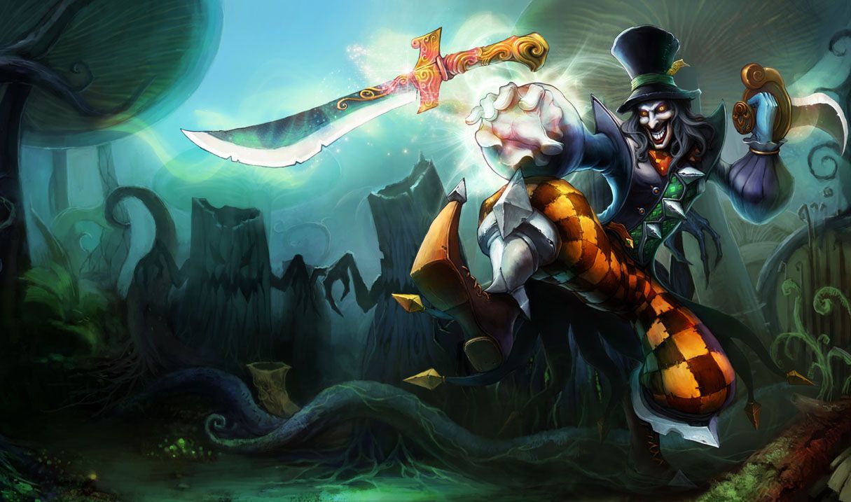 Lol Mad Hatter Shaco - HD Wallpaper 