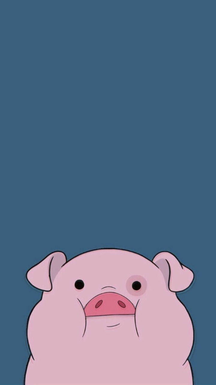 Pig, Wallpaper, And Pink Image - Cute Pig Wallpers Backgrounds - HD Wallpaper 