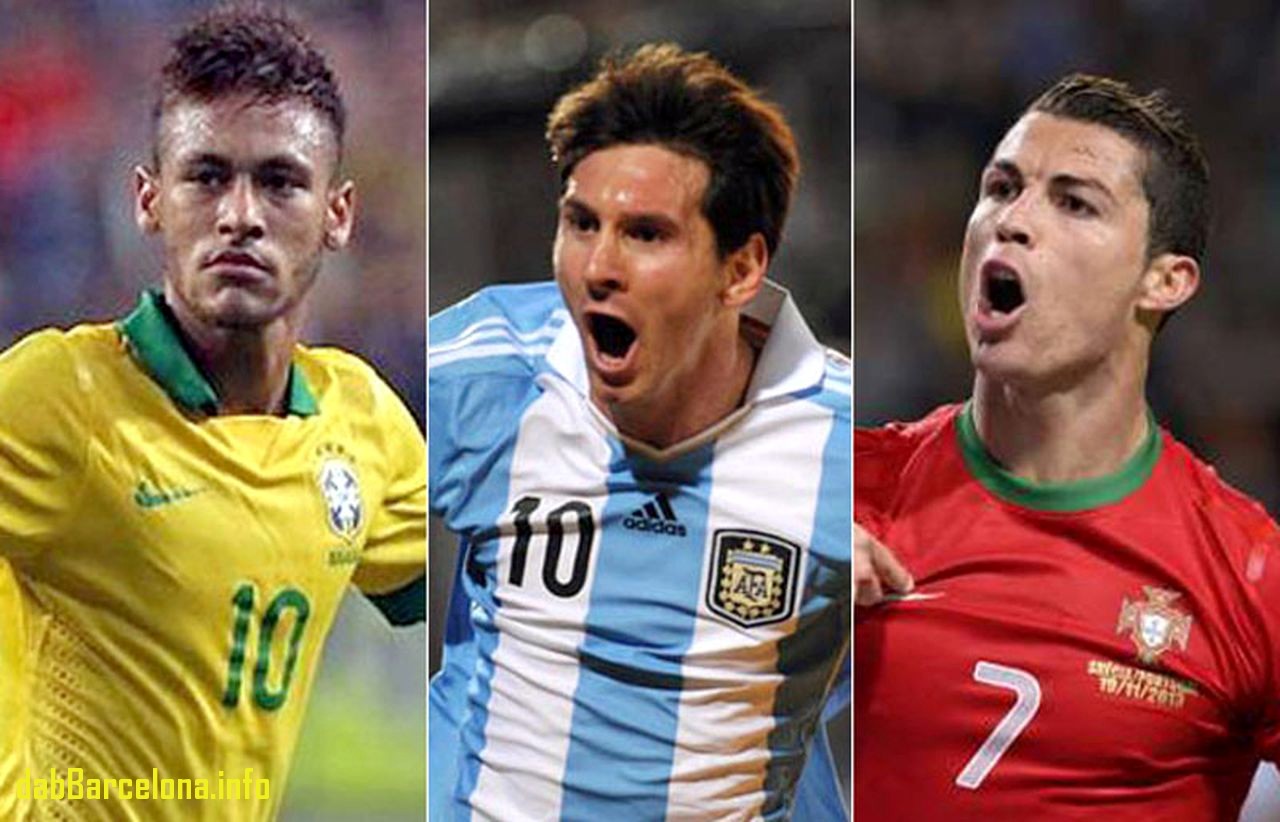 Ronaldo Vs Messi Vs Neymar 2017 - HD Wallpaper 
