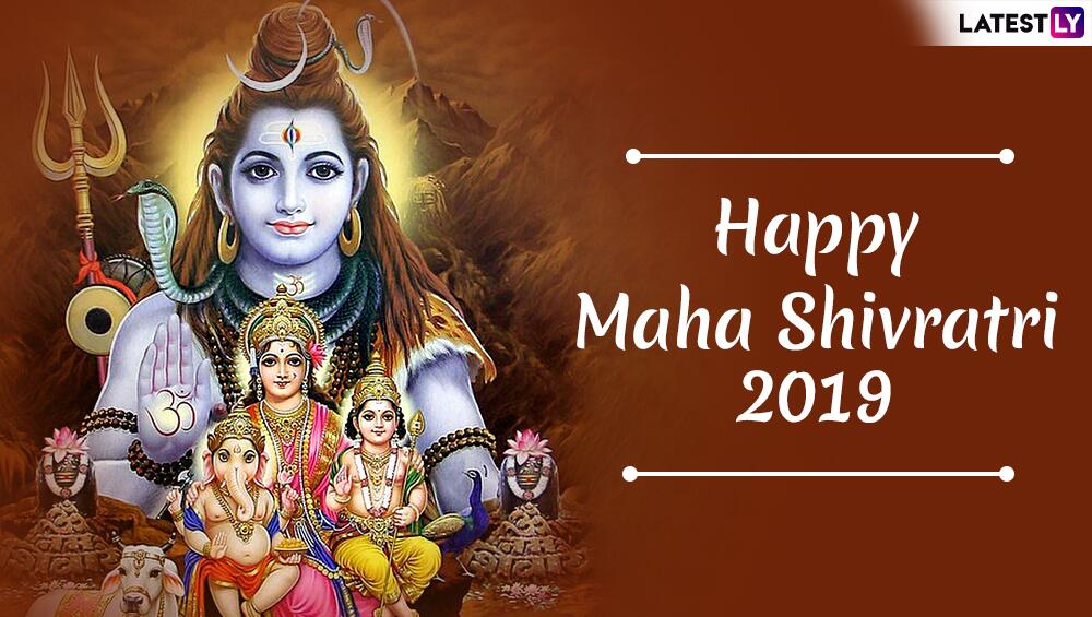 Lord Shiva With His Family - HD Wallpaper 