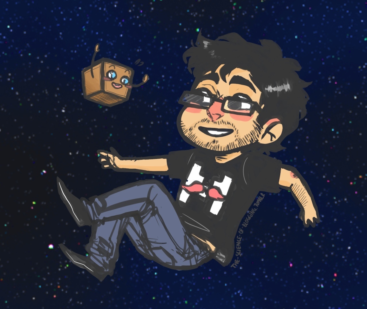 Mark And Tiny Box Tim - Cartoon - HD Wallpaper 