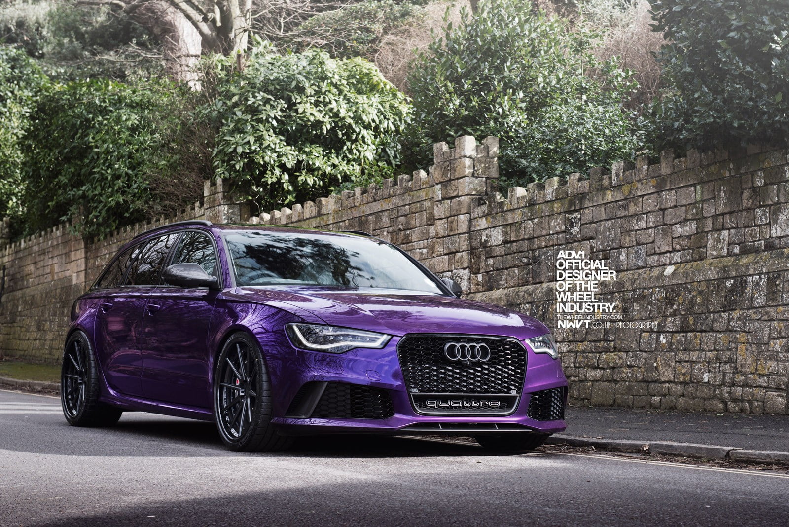 Audi Rs6 Avant Purple - HD Wallpaper 
