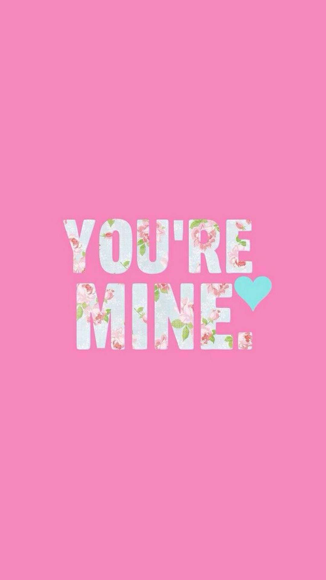 Valentines Day Wallpaper Youre Mine - Graphic Design - HD Wallpaper 