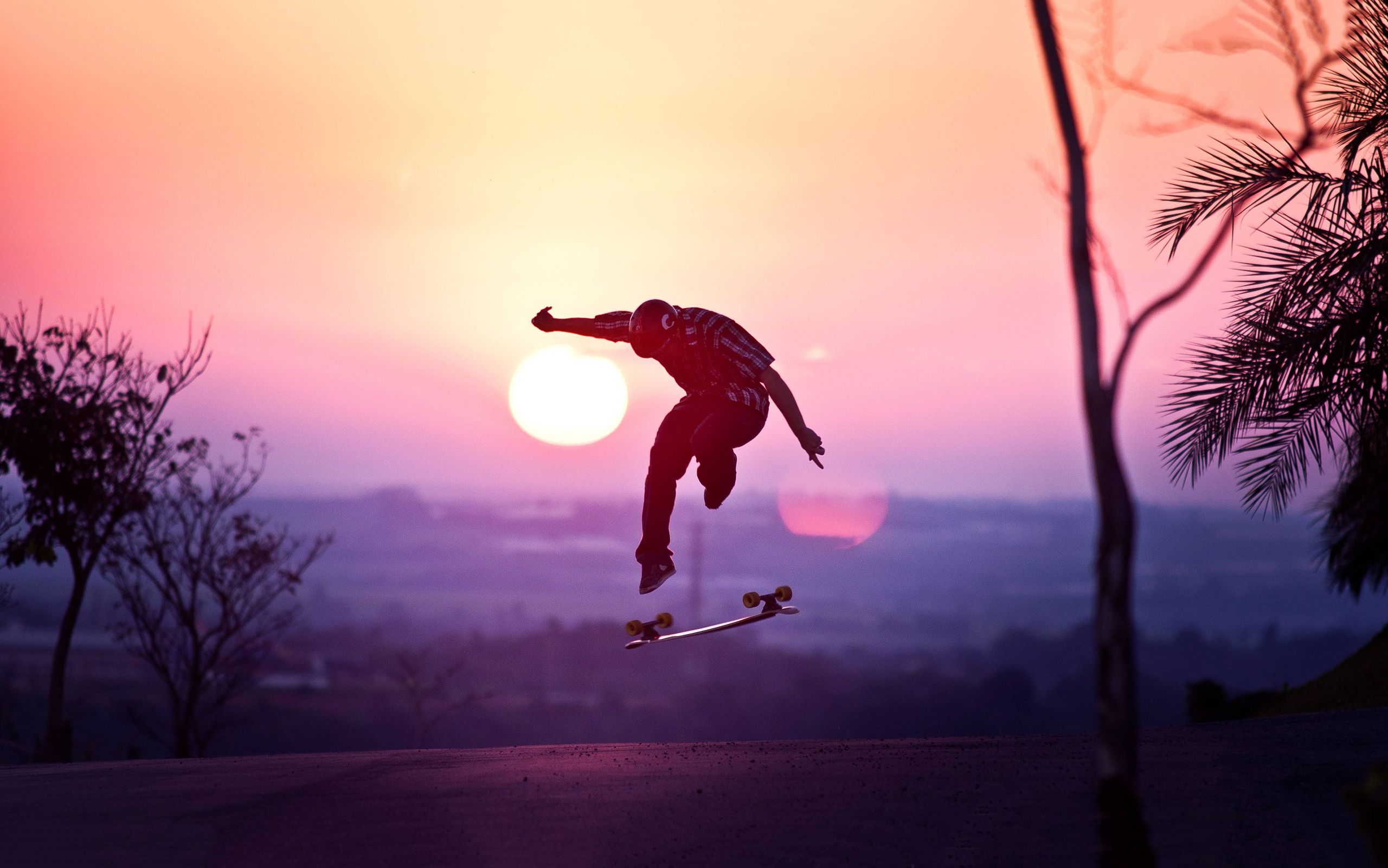 Skateboarding Background - HD Wallpaper 