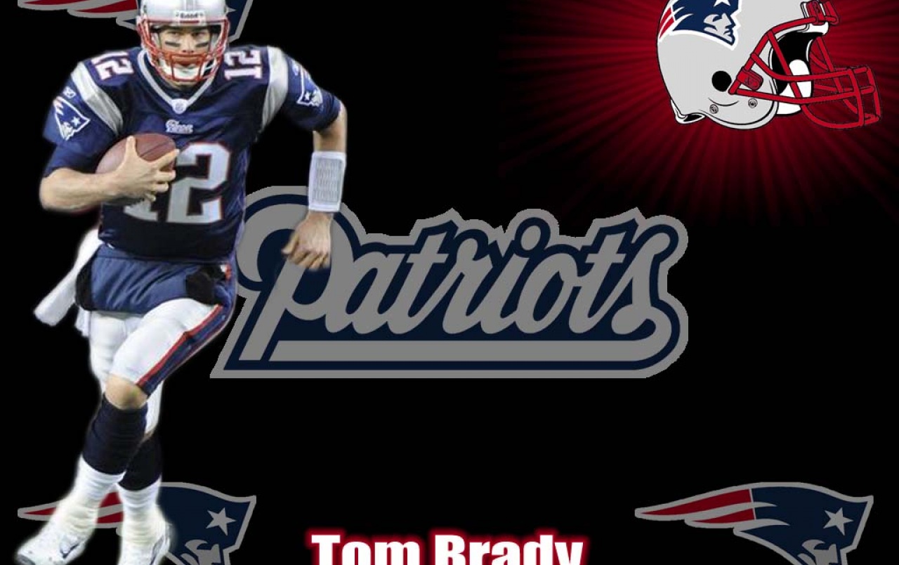 Tom Brady Wallpapers - New England Patriots Logo Blue - HD Wallpaper 