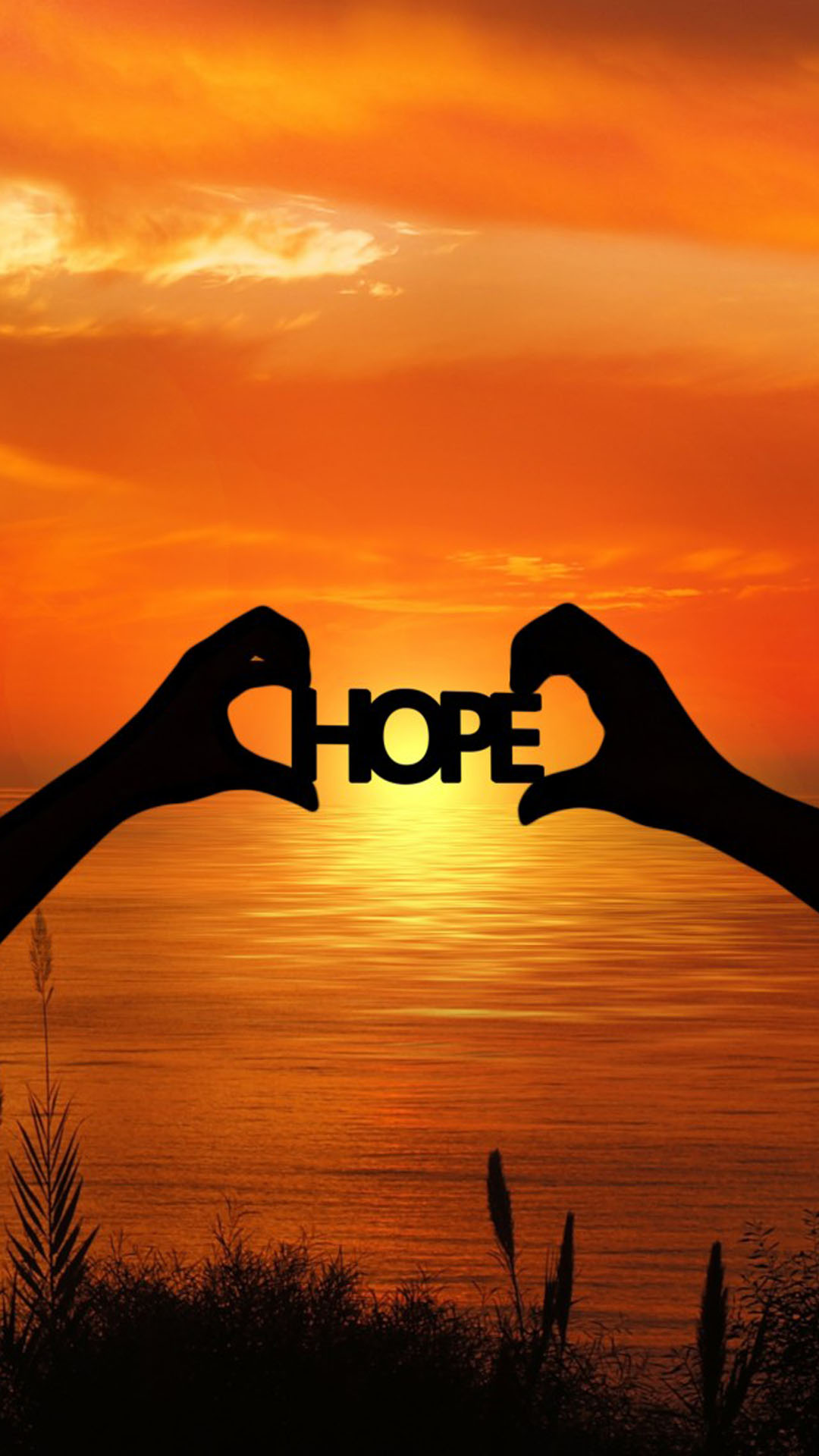 Hope Sunset Hands Hd Mobile Wallpaper - Hope Wallpaper Hd - HD Wallpaper 