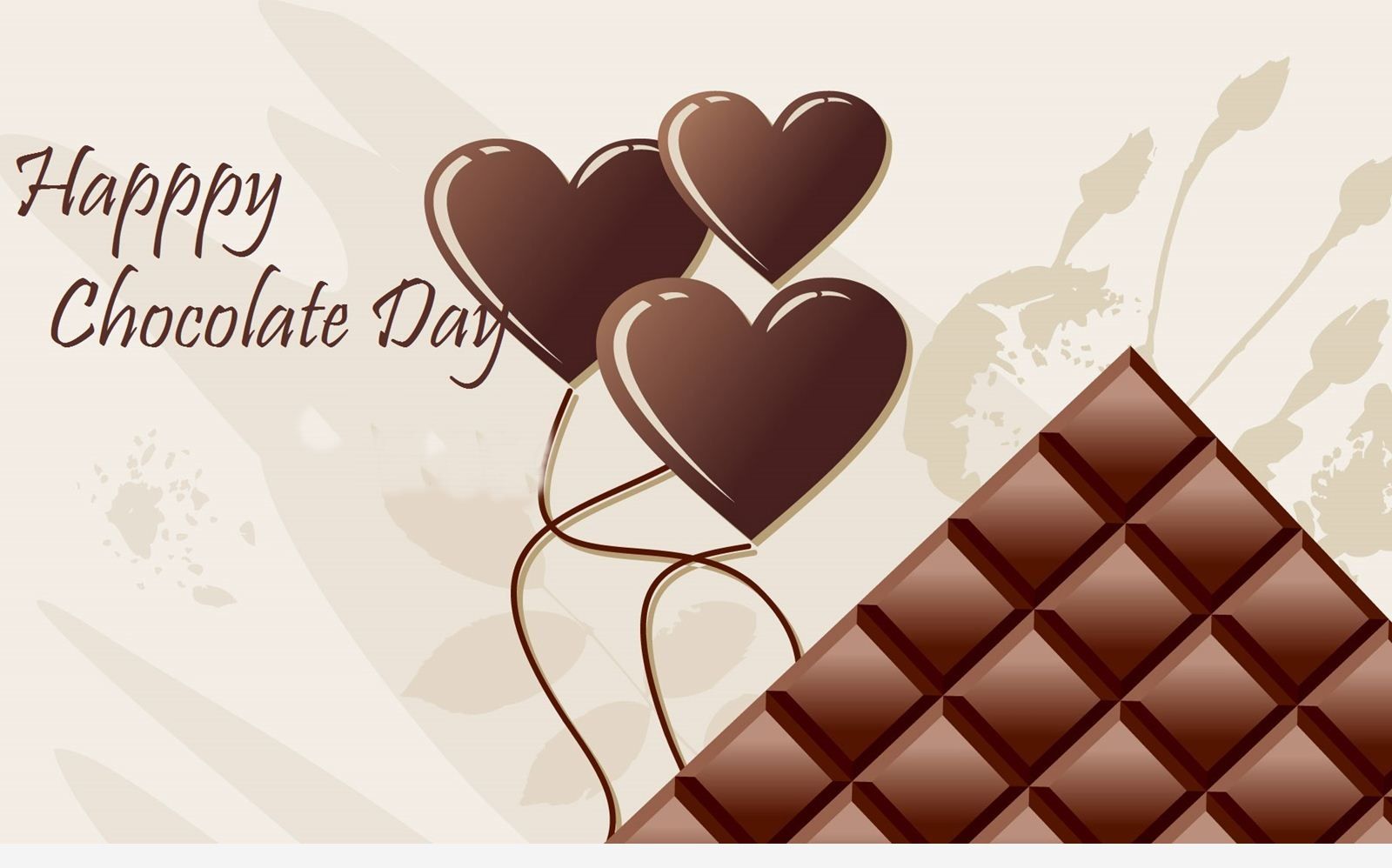 Happy Chocolate Day 2019 - HD Wallpaper 