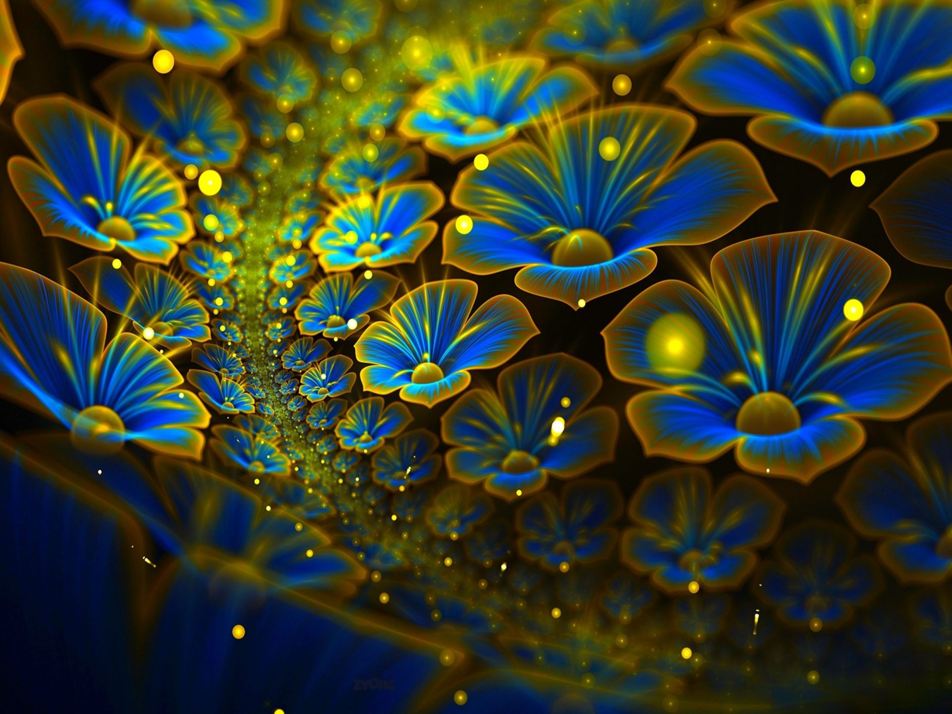 Flower Wallpaper Hd 3d 19x1440 Wallpaper Teahub Io