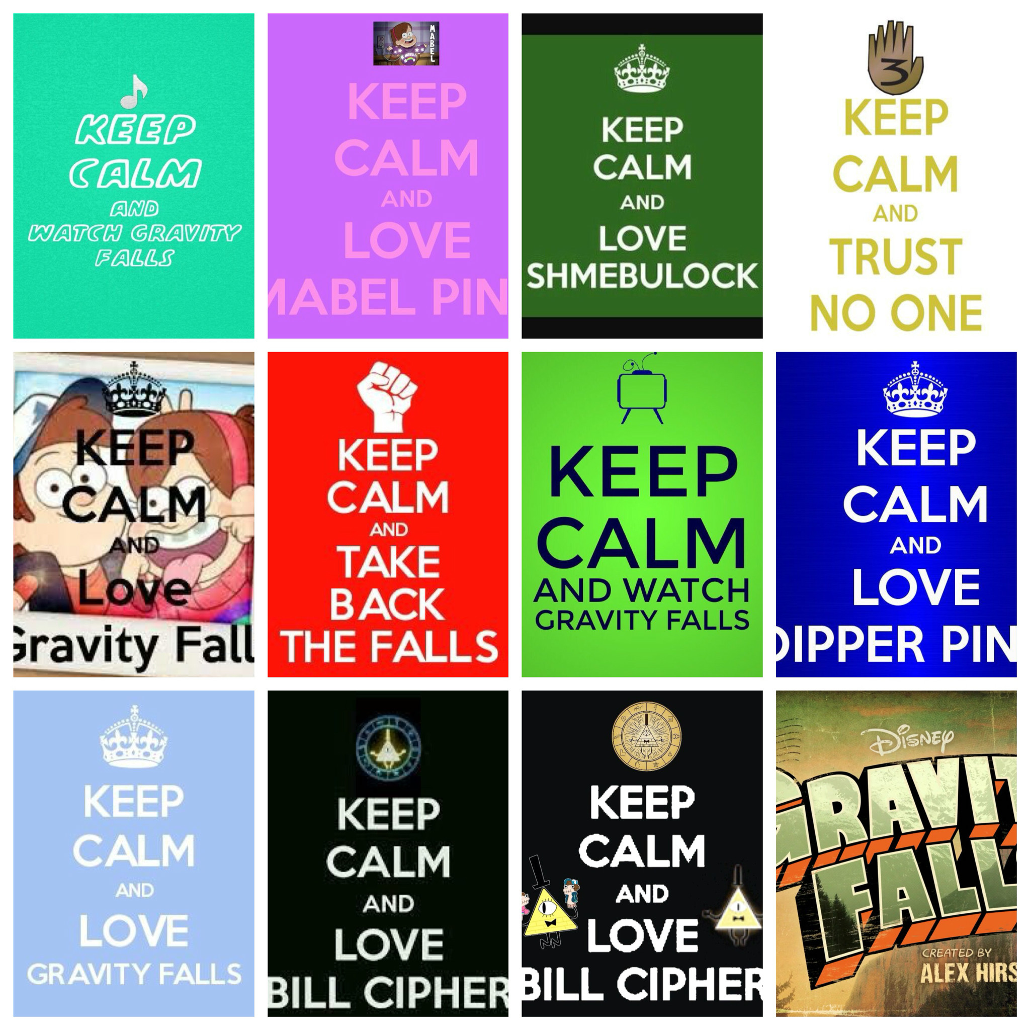 Keep Calm Gravity Falls - HD Wallpaper 
