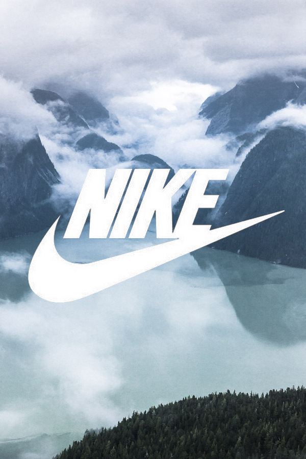 Nike, Clouds, And Mountains Image - Nike Swoosh Background - HD Wallpaper 