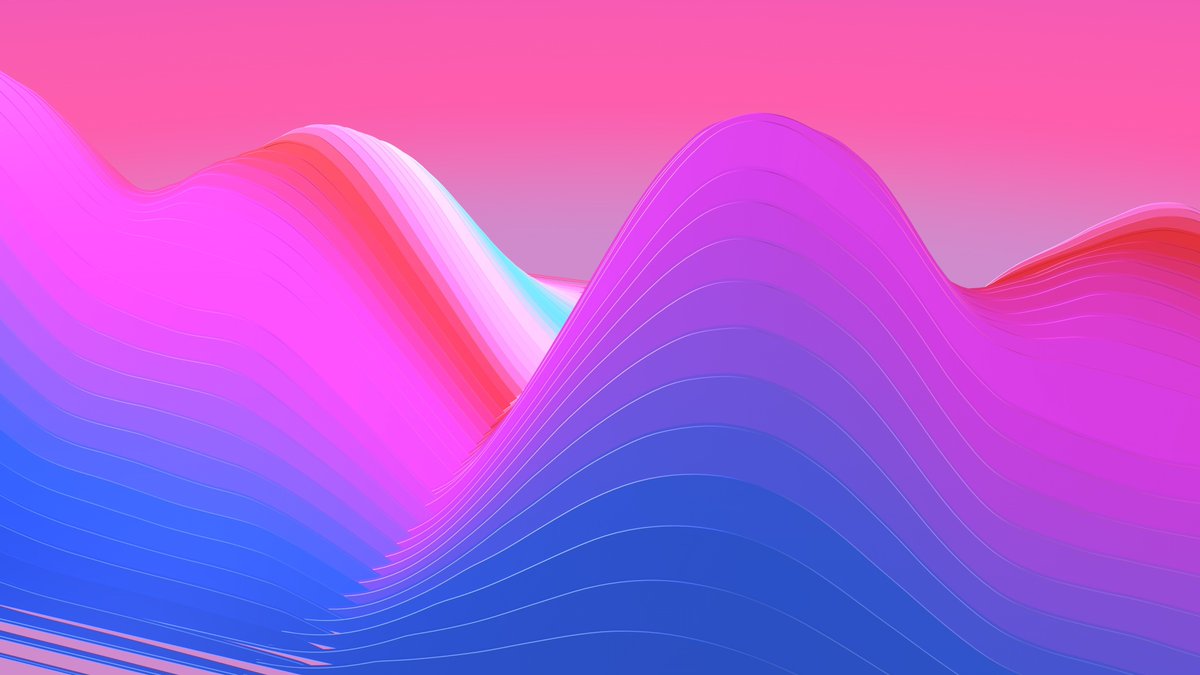 Neon Waves - HD Wallpaper 