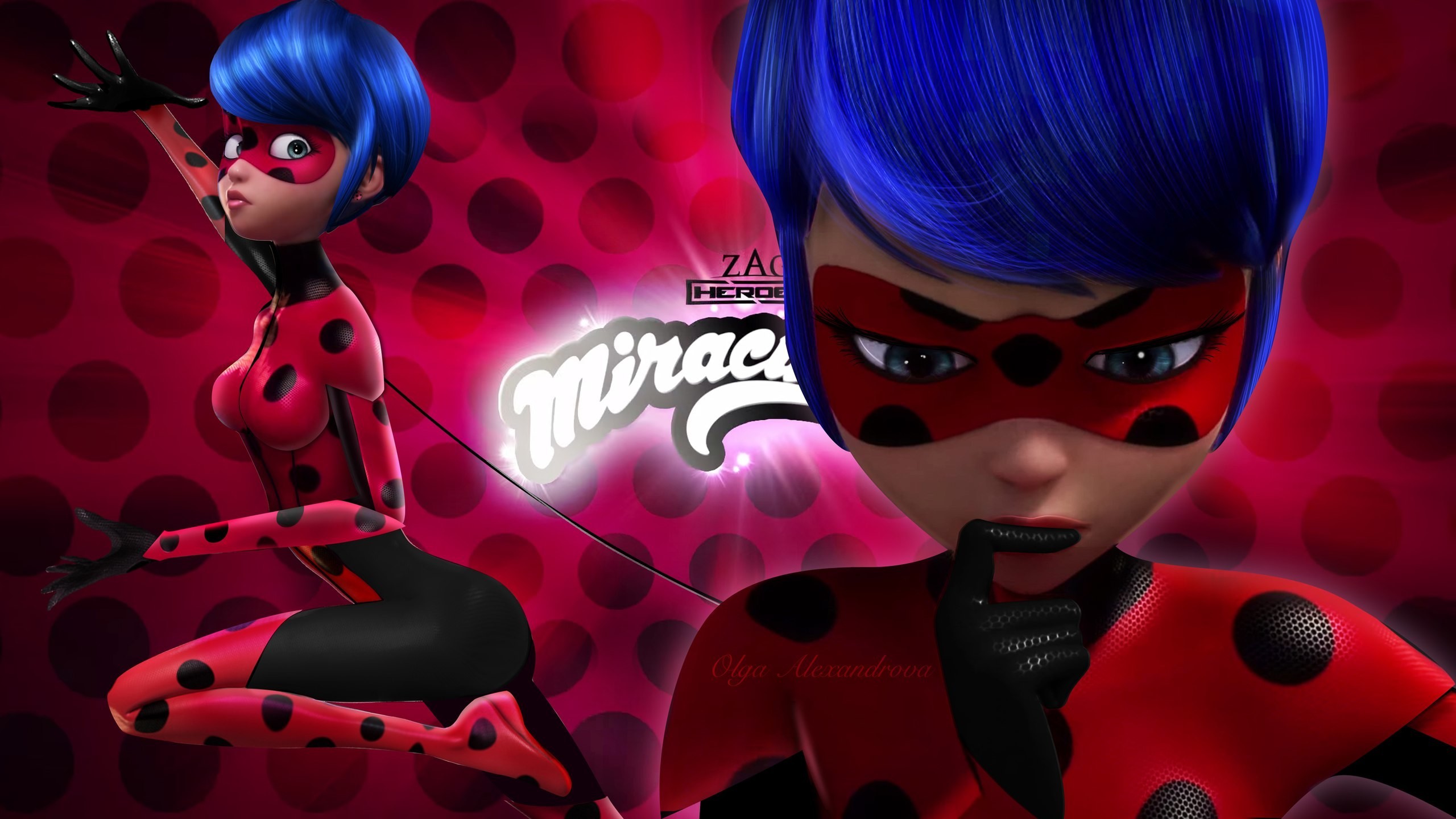 2560x1440, Cartoon Wallpapers - Ladybug In The Future - HD Wallpaper 