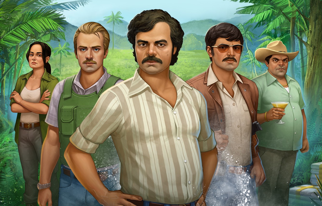 Photo Wallpaper Pedro Pascal, Narcos, Wagner Moura, - Narcos Game - HD Wallpaper 