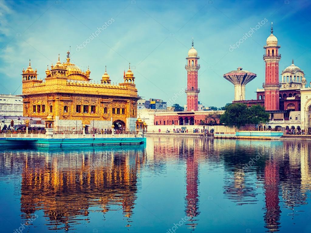 Old Punjab Golden Temple - HD Wallpaper 