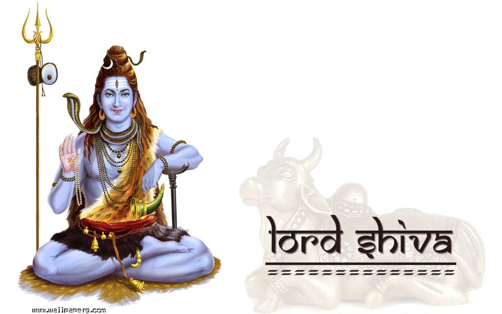 Lord Shiva White Background - HD Wallpaper 