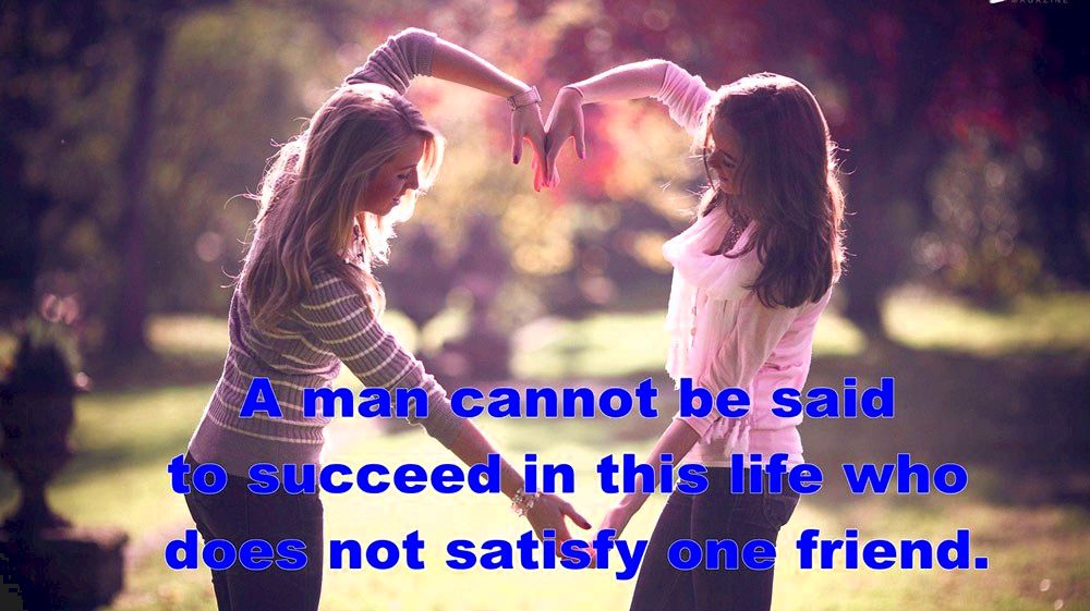 Happy Friendship Day Wallpapers Greetings Images - Lovely Images Of Friendship With Quotes - HD Wallpaper 