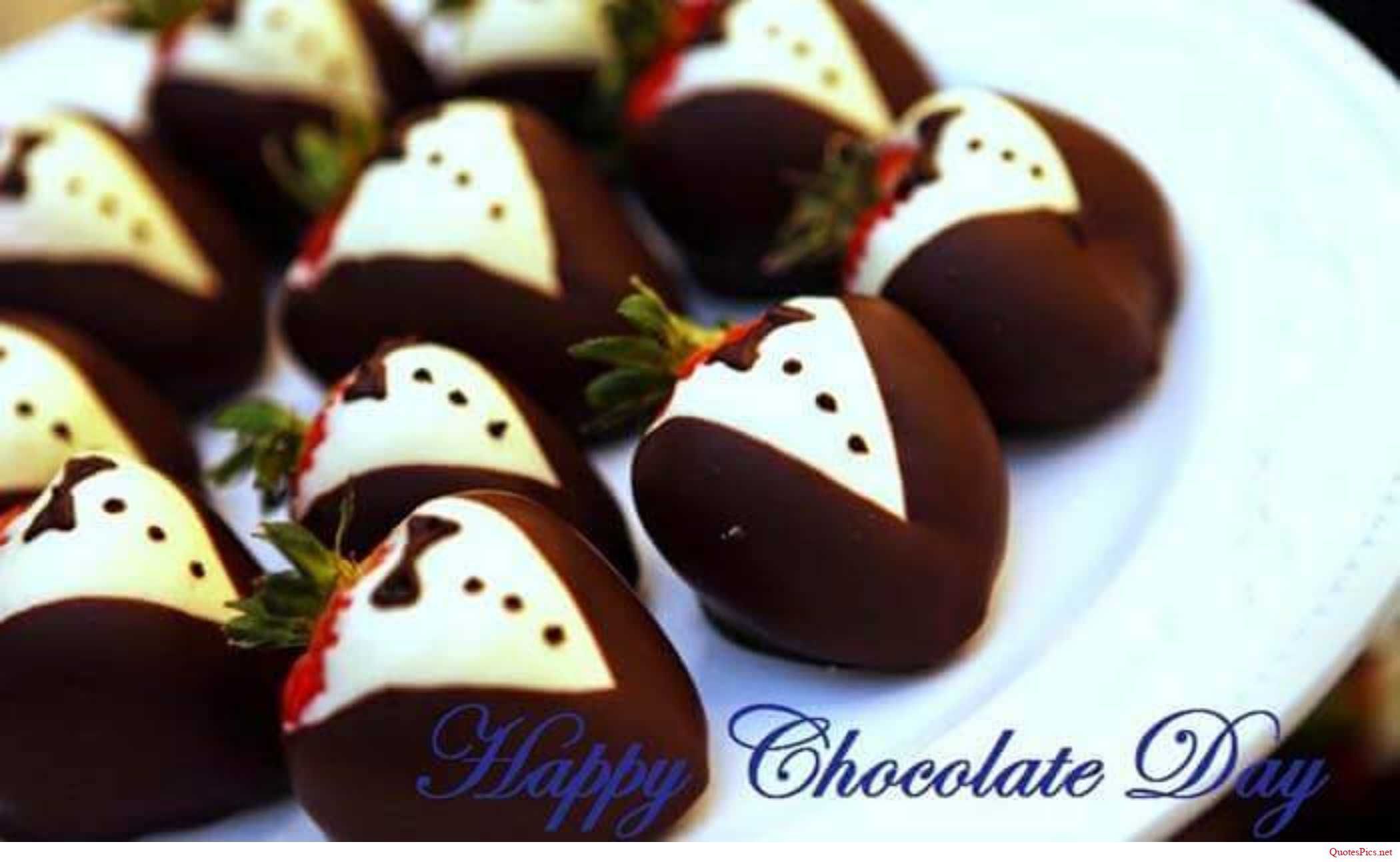 Happy Chocolate Day Amazing Choco Wallpaper Wish For - Full Hd Chocolate Day - HD Wallpaper 