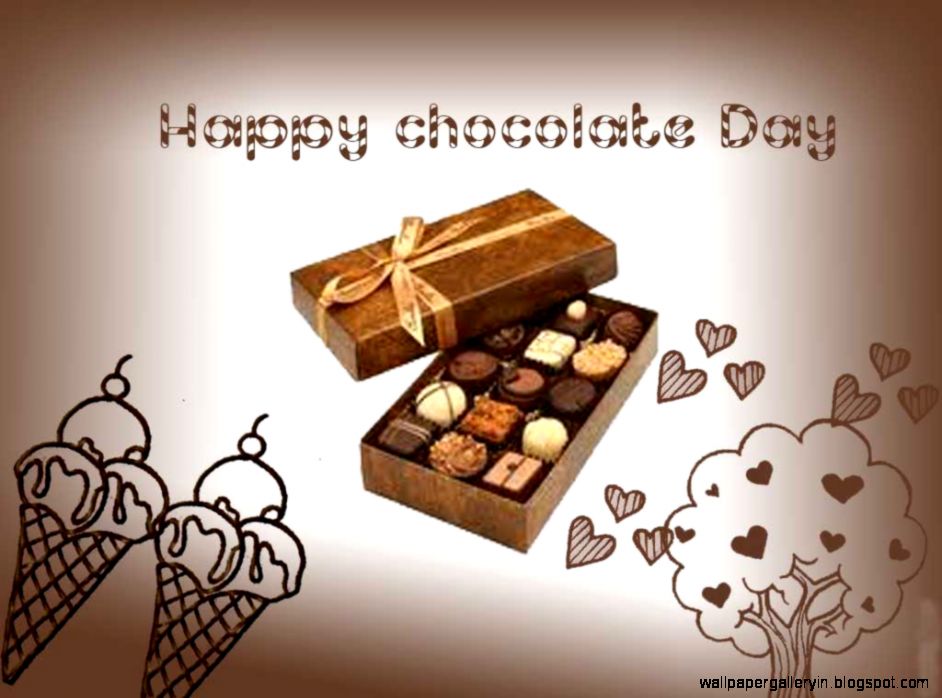 Happy Chocolate Day Wallpapers Hd Images With Wishes - HD Wallpaper 
